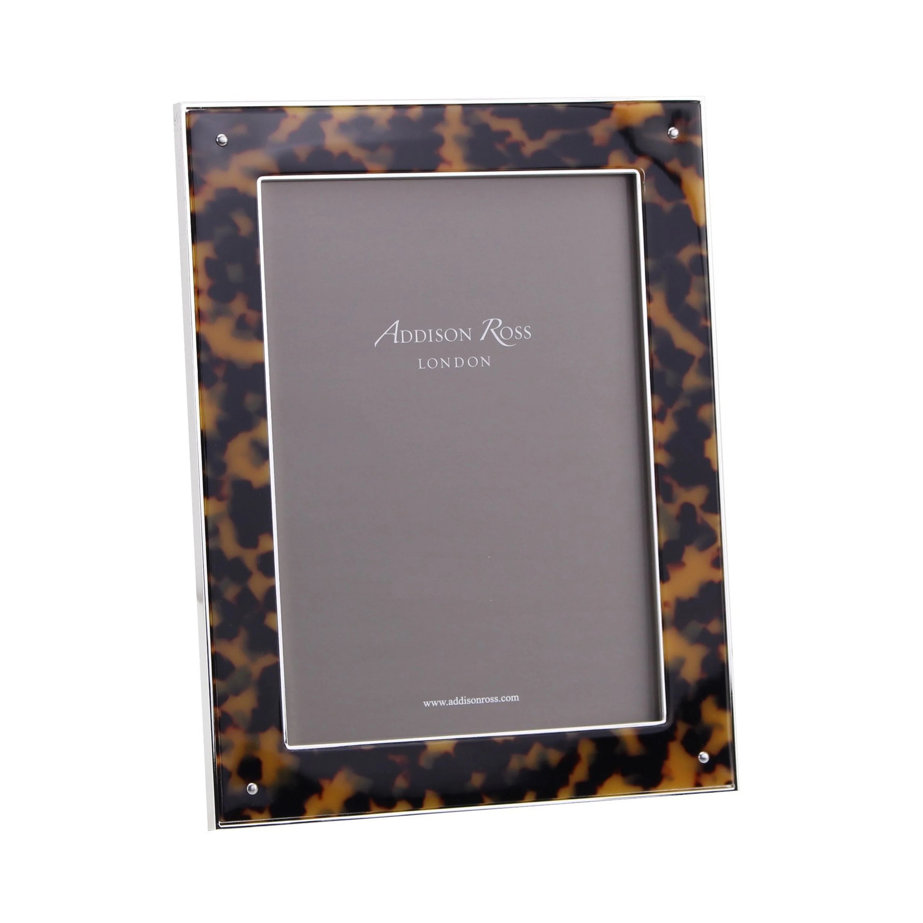 Tortoiseshell & Silver Photo Frame | Addison Ross UK