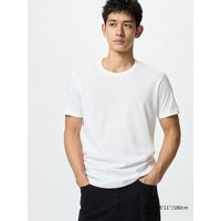 Uniqlo - Dry Colour Crew Neck T-shirt - White | UNIQLO (UK)