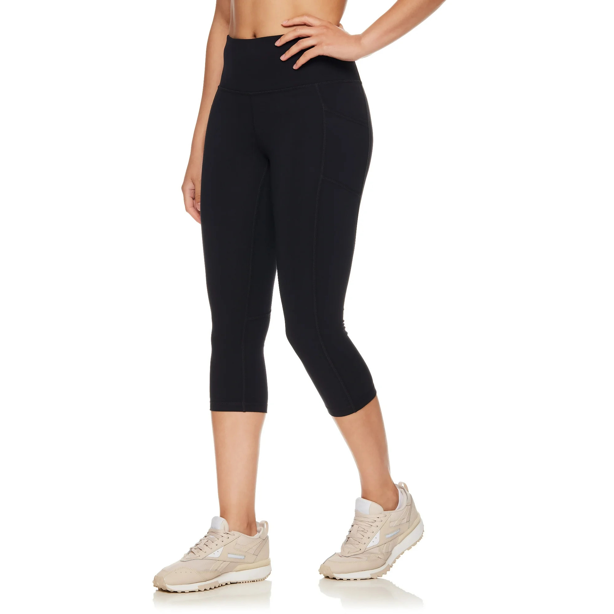 Reebok Women's Everyday High-Rise Capri Leggings, 20" Inseam, Sizes XS-XXXL | Walmart (US)
