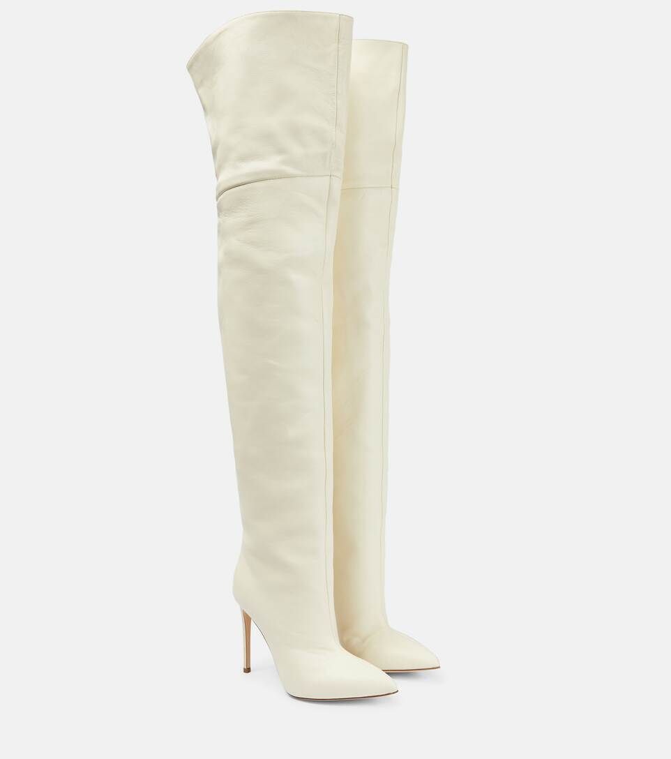 Leather over-the-knee boots | Mytheresa (US/CA)
