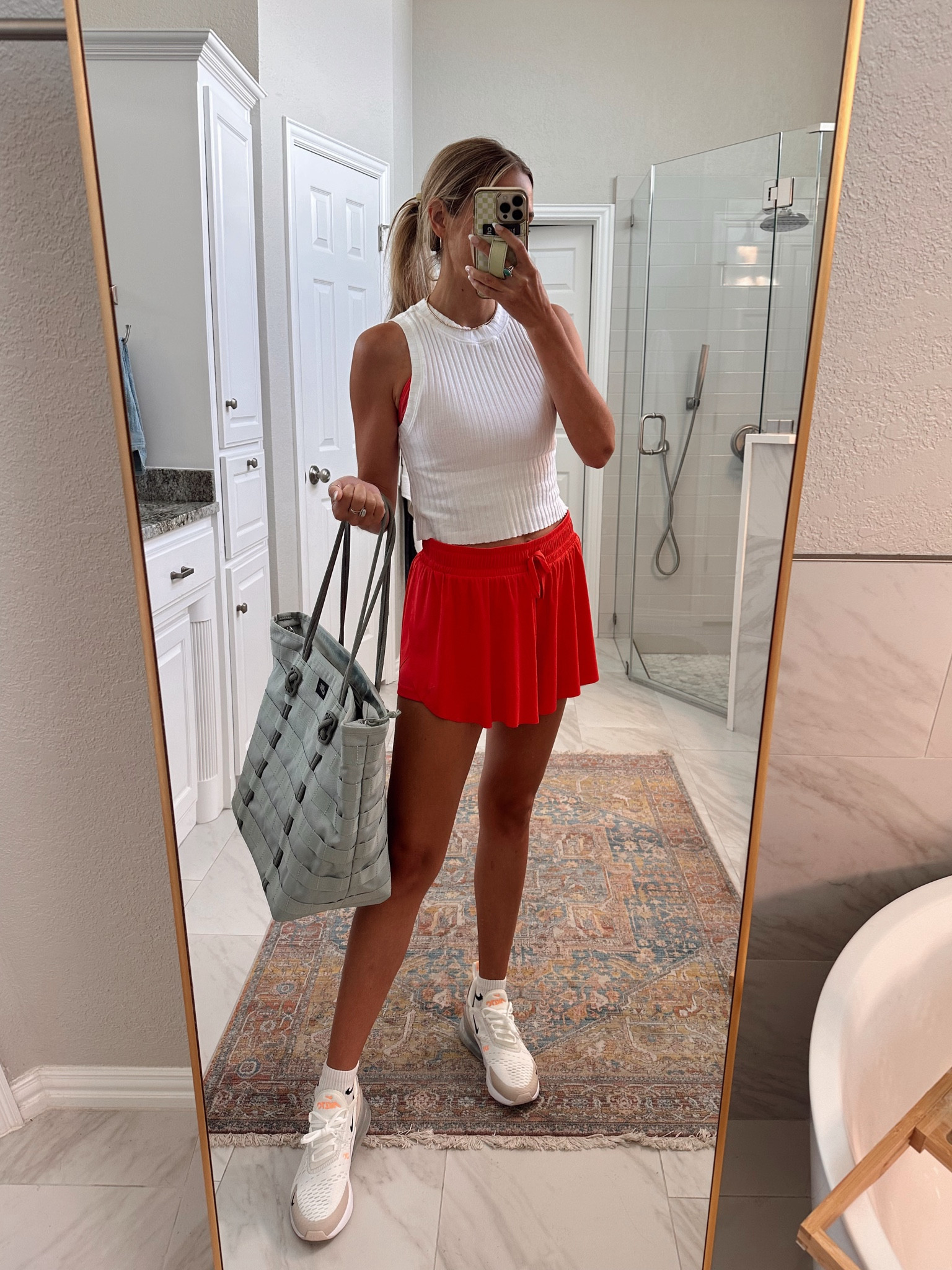 $24 Workout shorts everyone needs! Hurry, they are going quick! I would say if you’re in between sizes or like a little looser fit on the waist- go up one size. 

Wearing Medium / 5’5"