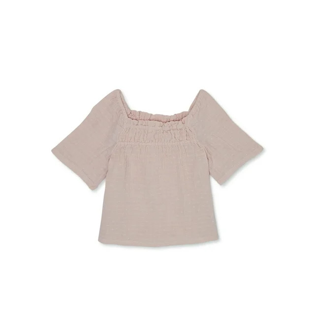 easy-peasy Toddler Girl Swiss Dot Top, Sizes 18M-5T | Walmart (US)