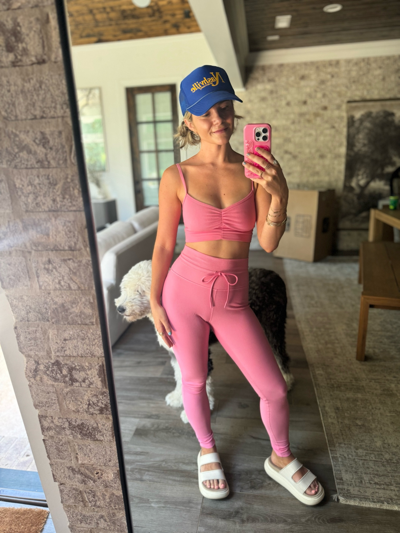 Back in stock! The comfiest workout set from Lspace! 

#LTKActive #LTKStyleTip