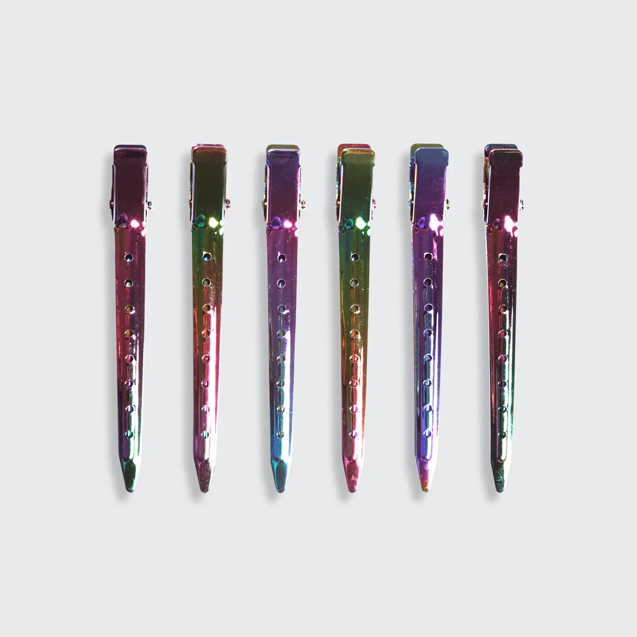 Styling Hair Clips 6pc (Iridescent) | Kitsch