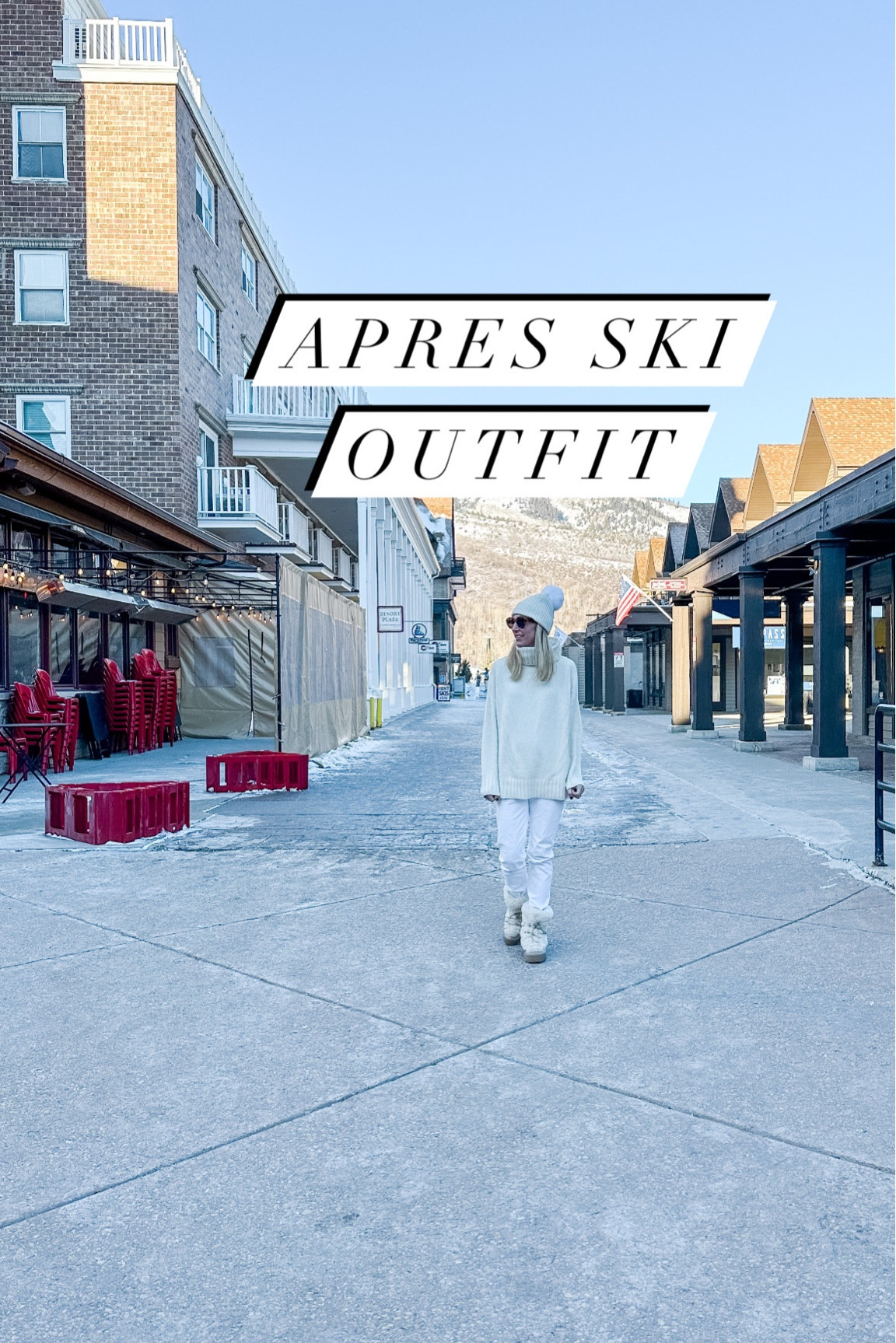 Winter outfit, outfits for moms, classic style, white jeans, sweater, sweater outfit, snow boots, all white outfit, apres ski outfit, ski vacation packing list, quiet luxury 

#LTKstyletip #LTKHoliday #LTKtravel