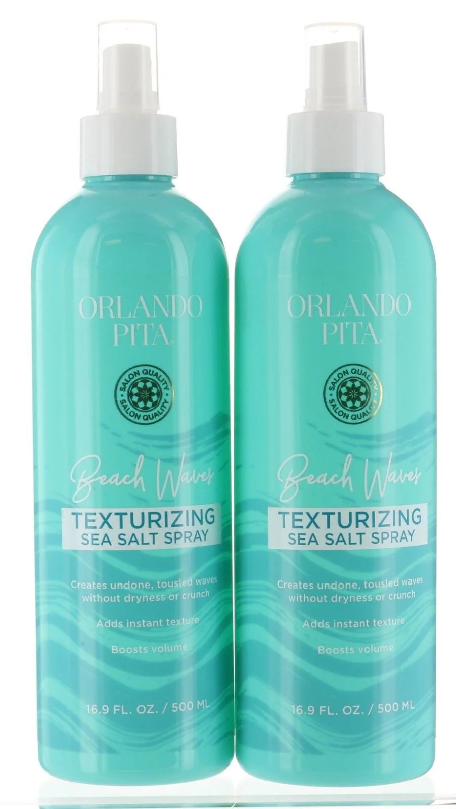 Beach Waves Texturizing Sea Salt Spray by Orlando Pita 16.9 fl oz Salon Quality (2 Pack) | Walmart (US)