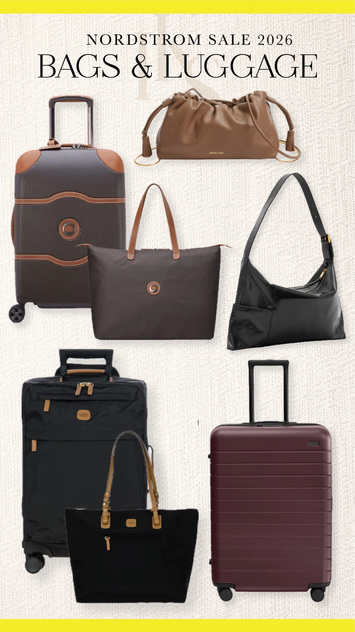 #NSale bags & luggage 🤎