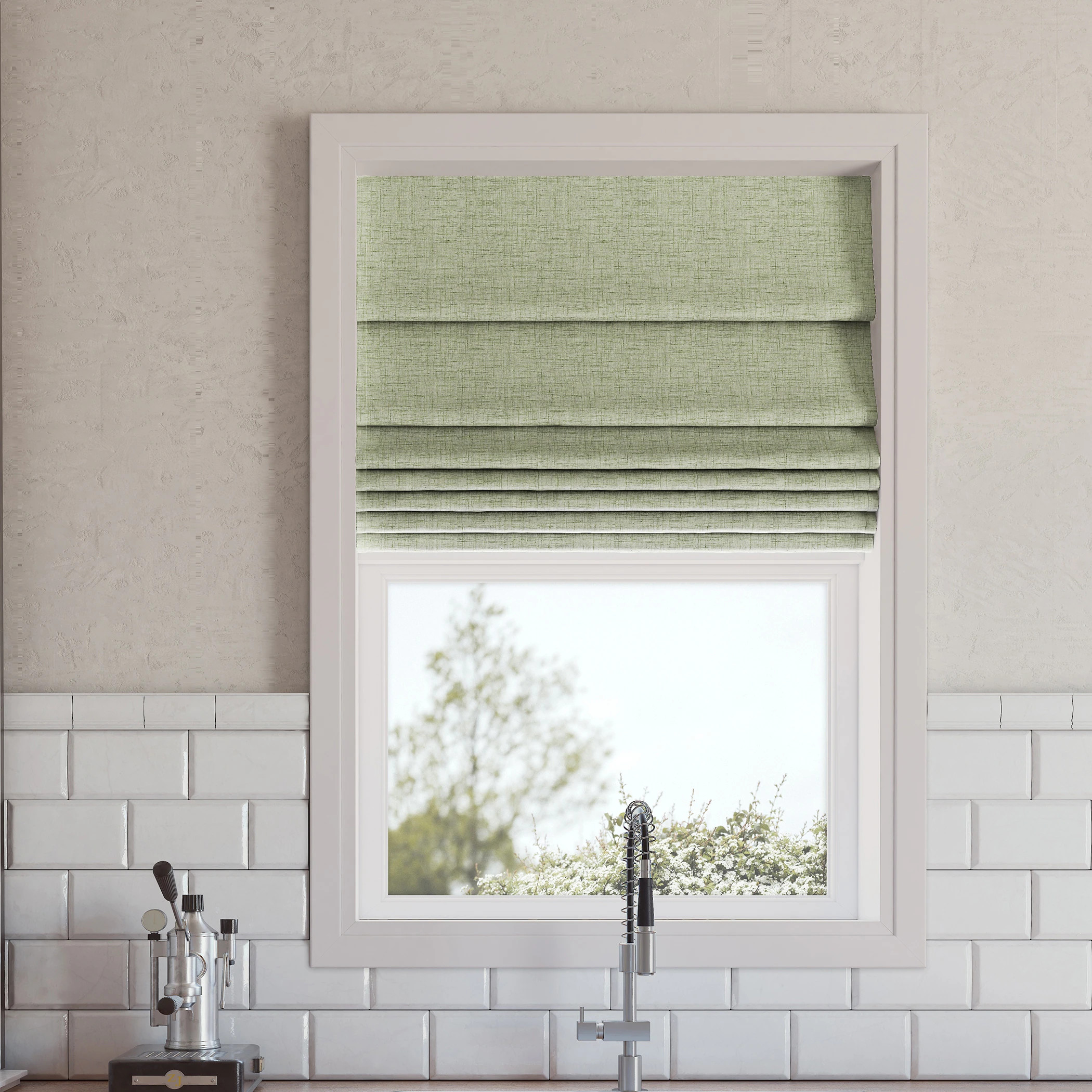 Sun Zero Somerton Textured Total Blackout Cordless Roman Shade - On Sale - Overstock - 35981164 | Overstock