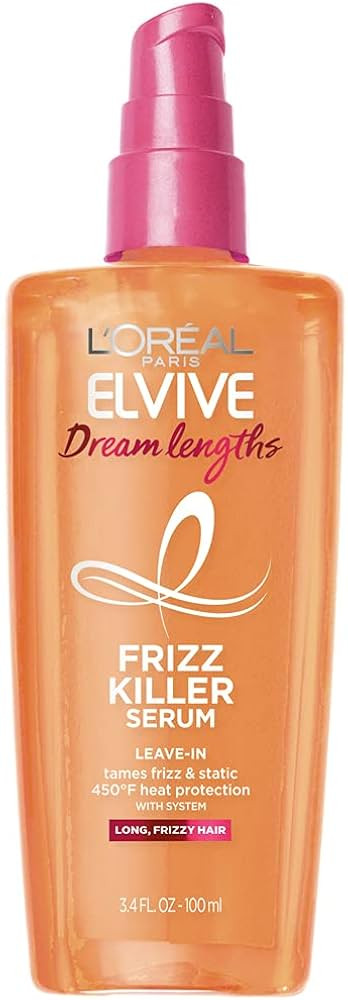 L’Oréal Paris Elvive Dream Lengths Frizz Killer Leave-In Serum, 3.4 Ounce | Amazon (US)