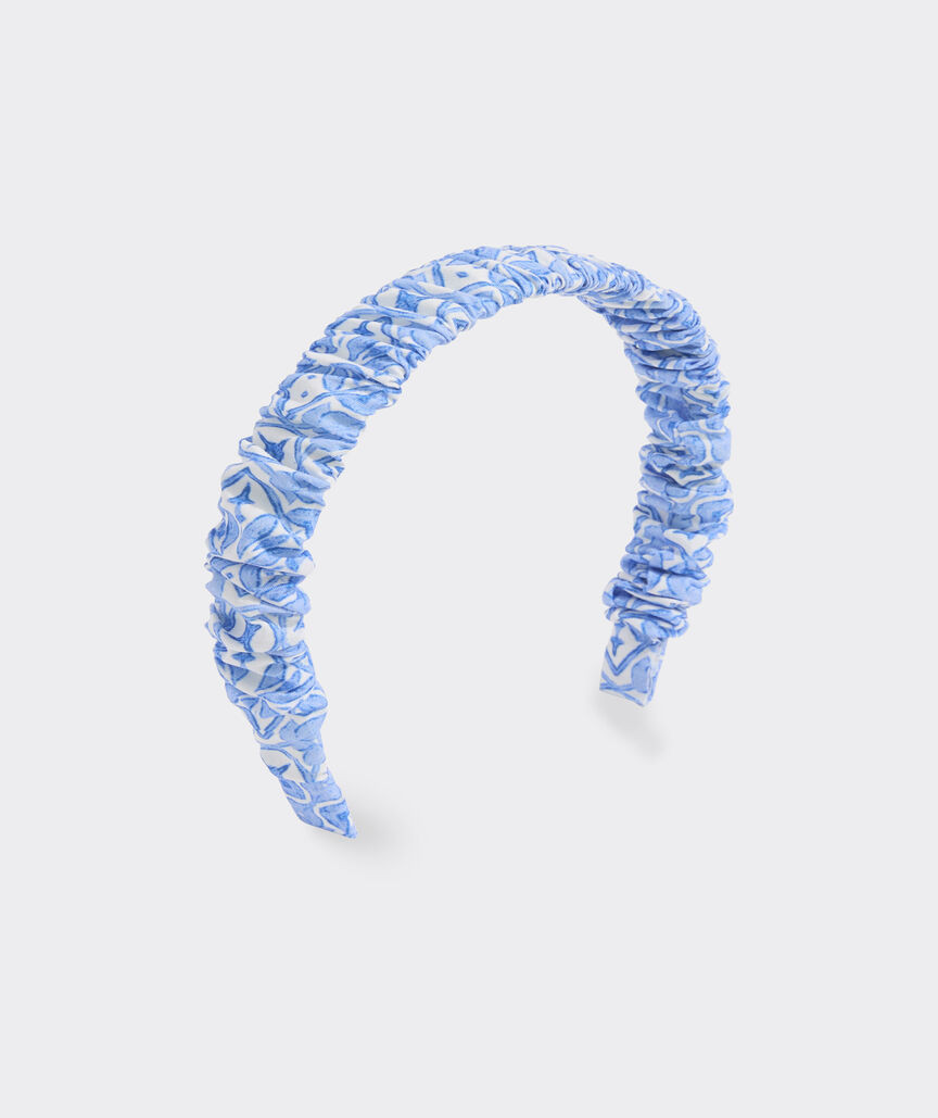 Scrunched Fabric Headband | vineyard vines