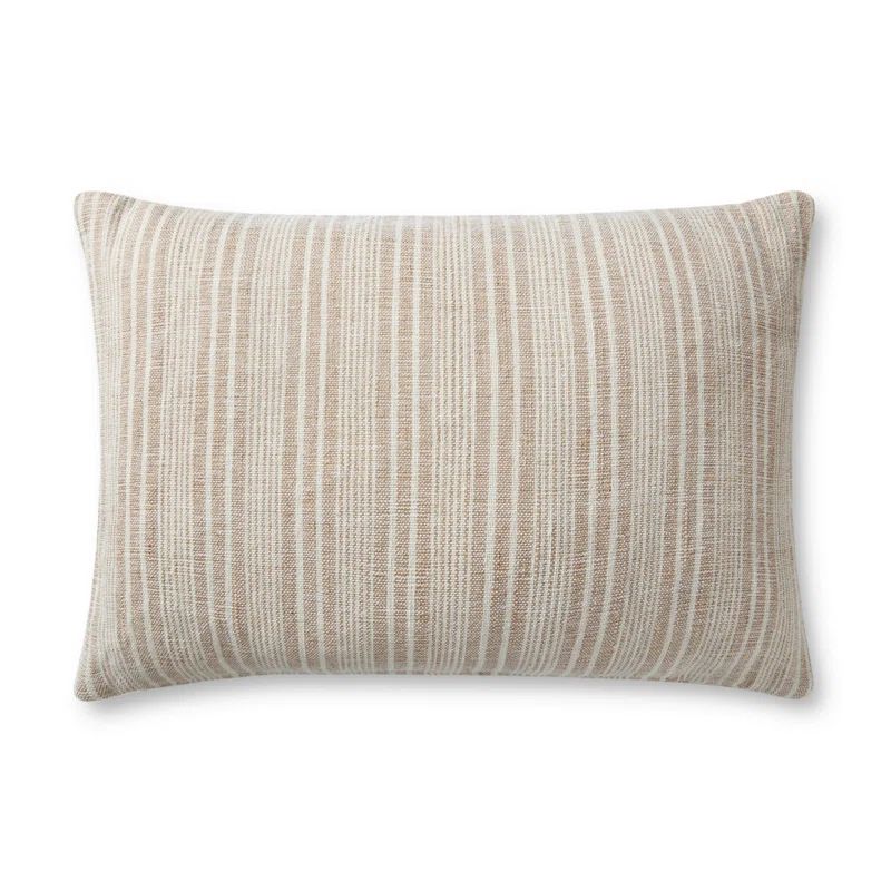 Magnolia Home By Joanna Gaines X Loloi Elaine Cream / Beige Pillow | Wayfair North America