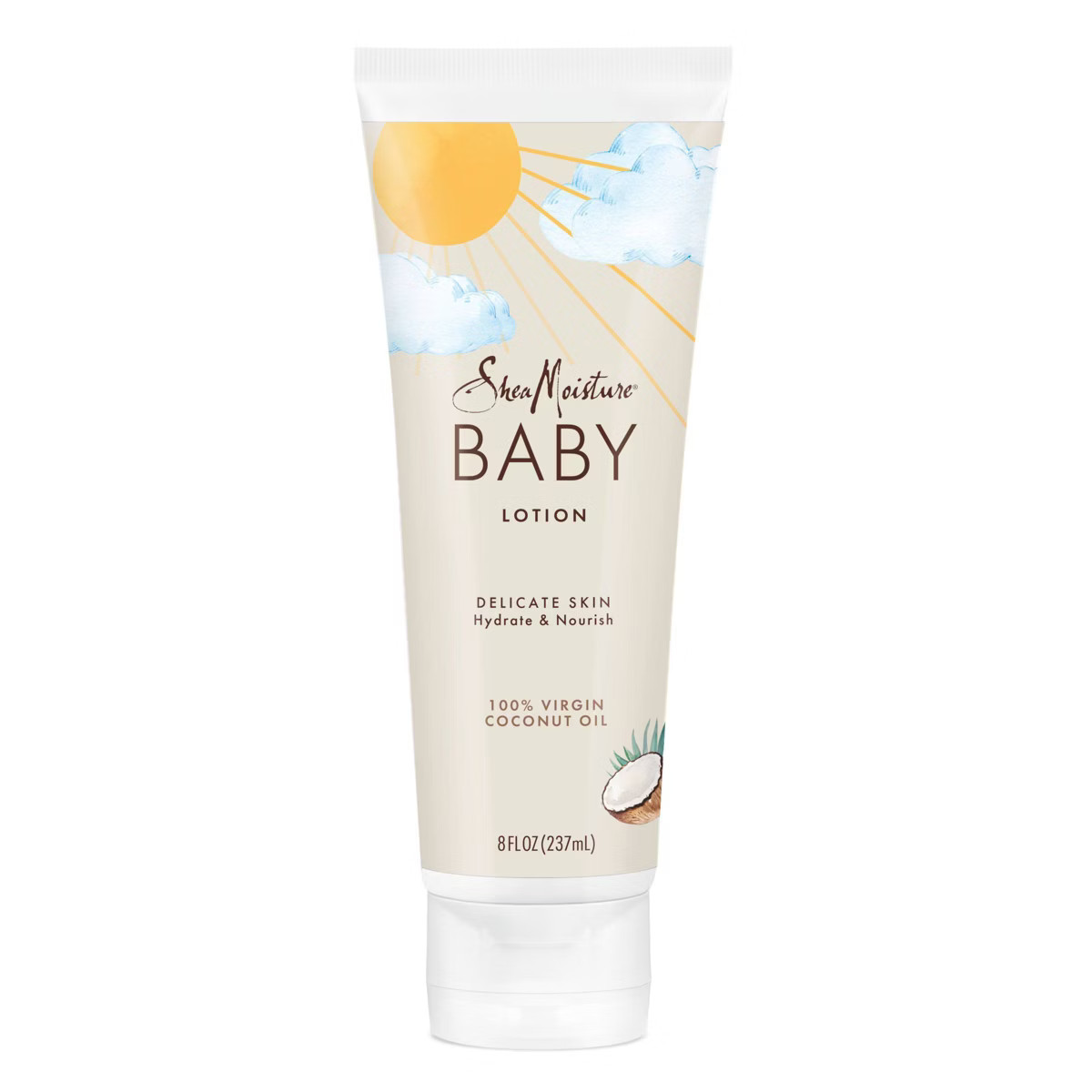 SheaMoisture Baby Lotion 100% Virgin Coconut Oil Hydrate & Nourish for Delicate Skin - 8 fl oz | Target