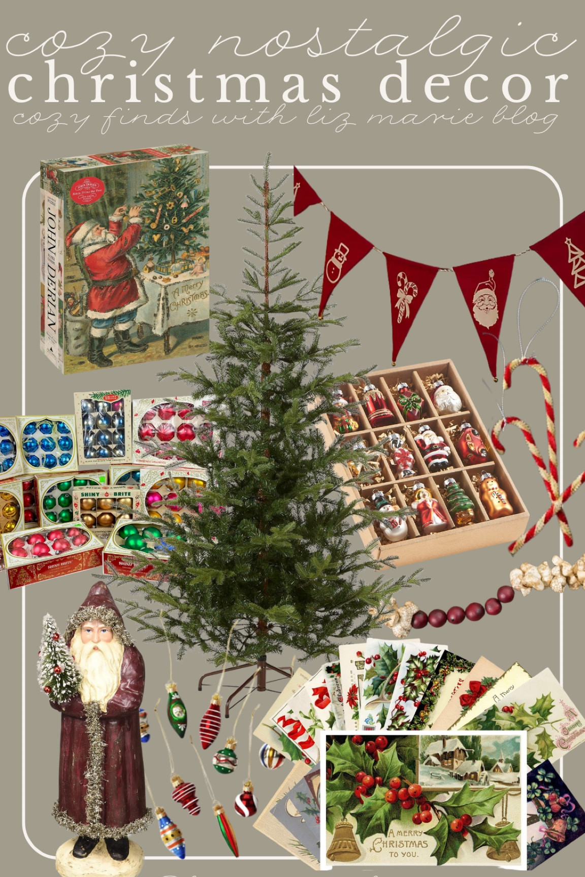 Nostalgic Christmas decor for a cozy vintage vibe. 

#LTKSeasonal #LTKHoliday #LTKHome