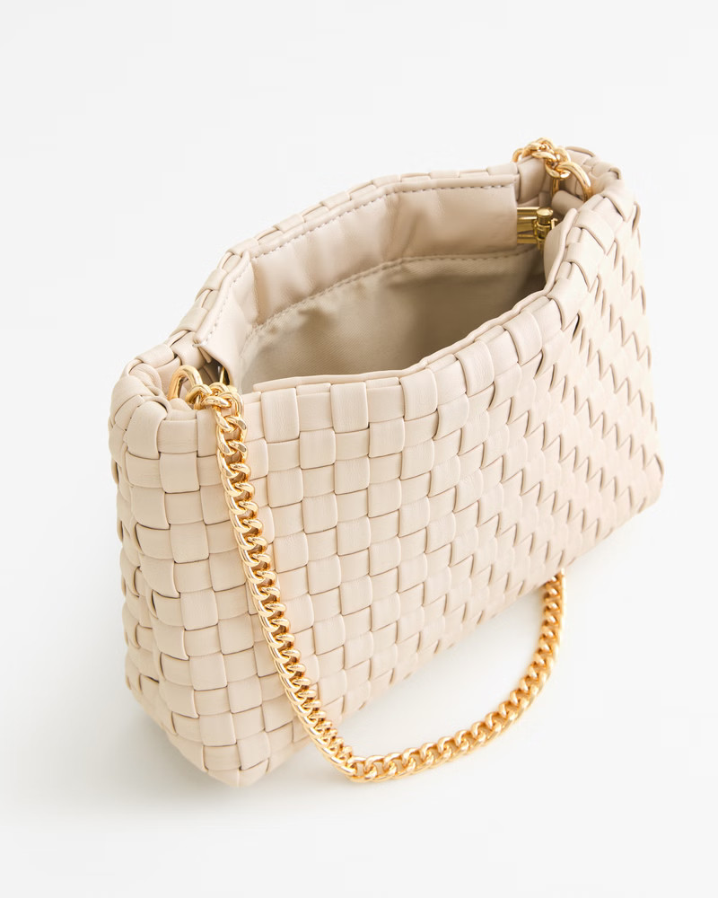 Mini Vegan Leather Chain Bag | Abercrombie & Fitch (US)
