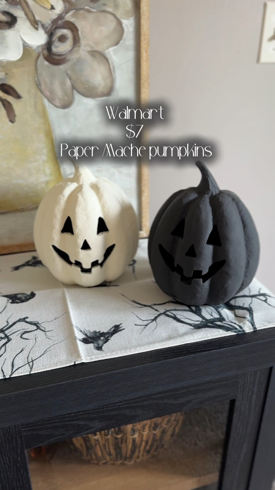 Walmart paper mache jack o lanterns-only $7! This is a Halloween decor steal. Perfect size for bookshelves and centerpieces. 

#halloweendecor #falldecor #Walmarthome
#halloweendecorations #jackolanterns

#LTKHalloween #LTKHome #LTKSeasonal