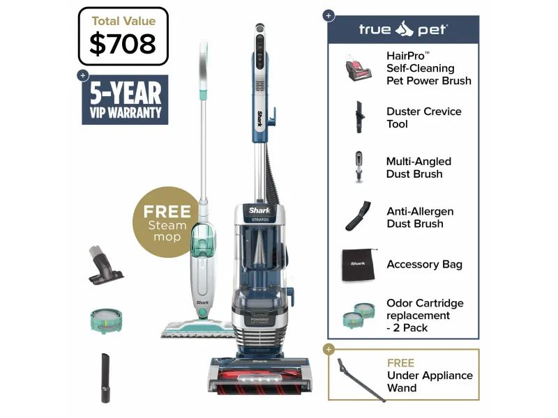 Shark Stratos™ Upright Vacuum with TruePet® Upgrade Upright Vacuums - not available | Sharkclean