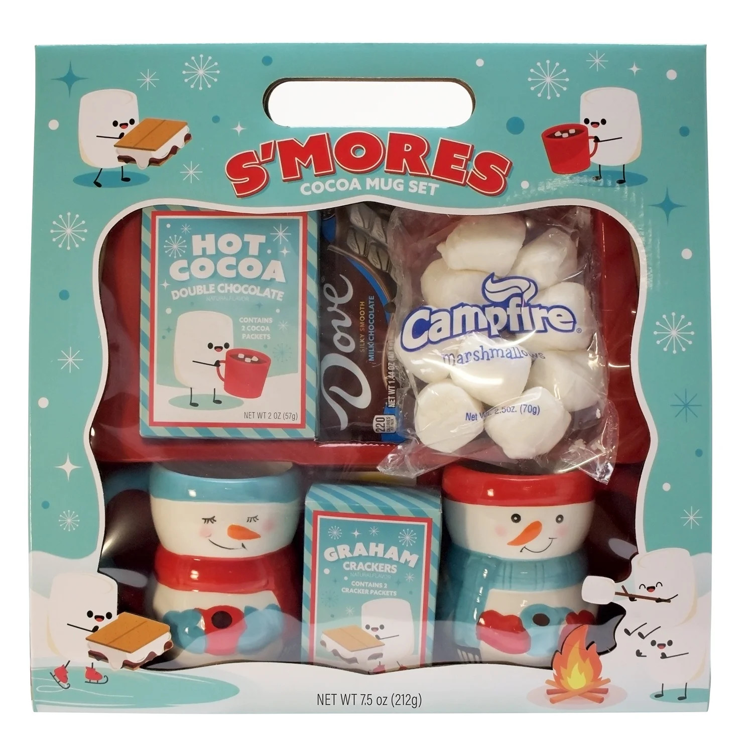 Dove Chocolate S’mores Mug Gift Set with Cocoa Mix and Candy, 8.94oz | Walmart (US)