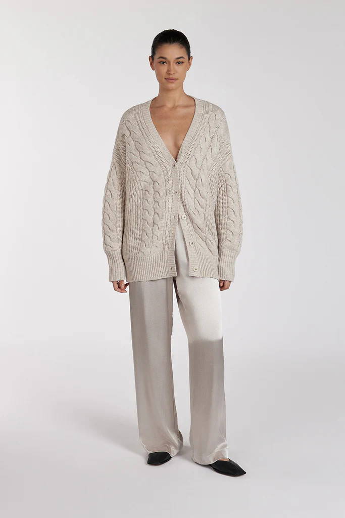 EVE CHALK SATIN PANT | DISSH