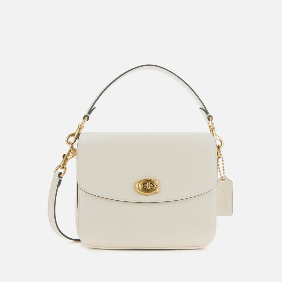 Coach Cassie Polished Pebbled Leather Crossbody 19 - Chalk | Mybag.com (Global) 
