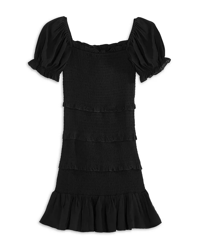 KatieJnyc Girls' Laila Puff Sleeve Tiered Smocked Dress - Big Kid Back to results -  Kids - Bloom... | Bloomingdale's (US)