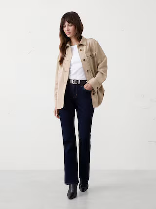 Kick Flare Mid-Rise Jean | Banana Republic Factory