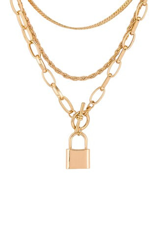 petit moments Stronger Necklace in Gold from Revolve.com | Revolve Clothing (Global)