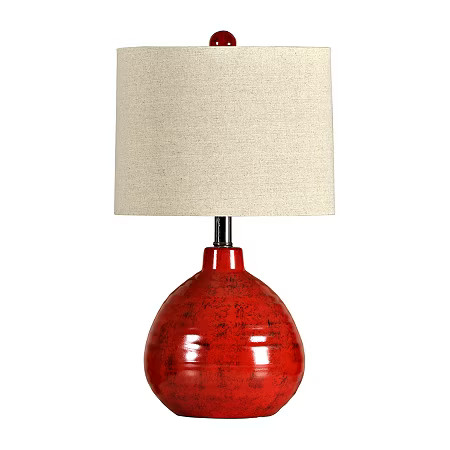 Stylecraft Apple Red Table Lamp, One Size, Red | JCPenney