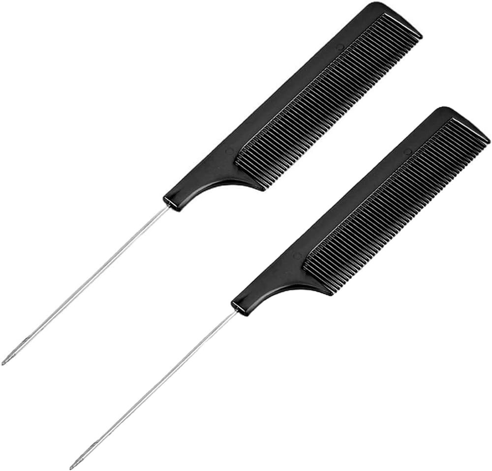 Jawflew Professional Rat Tail Comb For Women Girls - Barber Comb Styling Comb Dresser Hair Comb S... | Amazon (US)