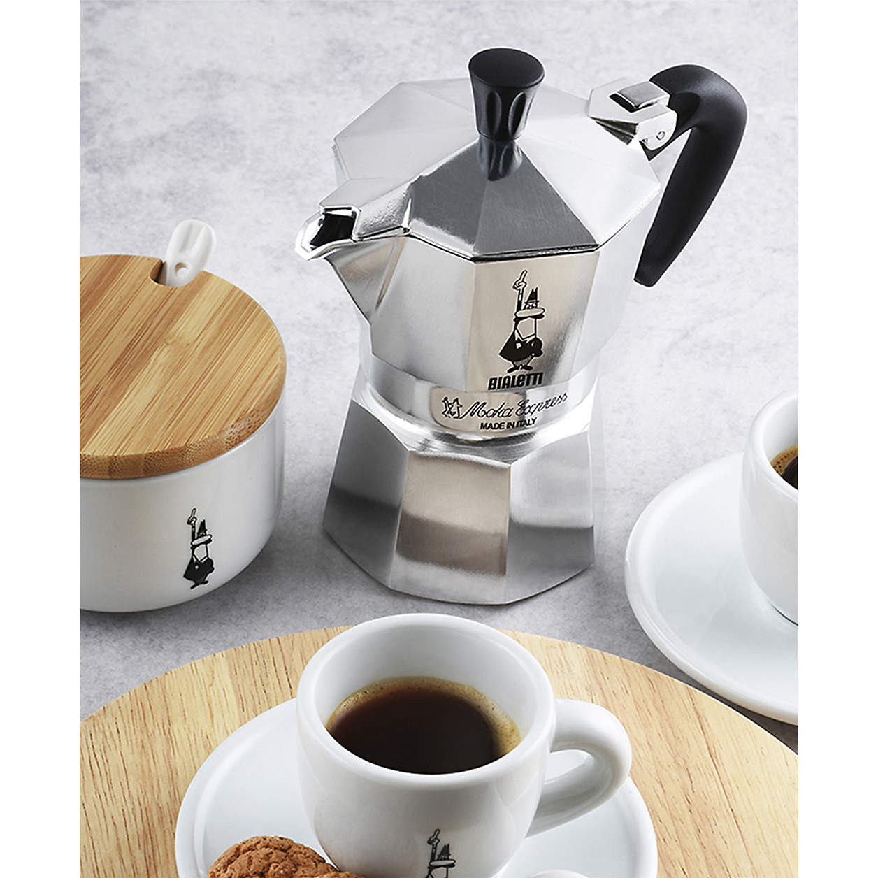Bialetti Moka Aluminum 3-Cup Espresso Maker + Reviews | Crate & Barrel | Crate & Barrel
