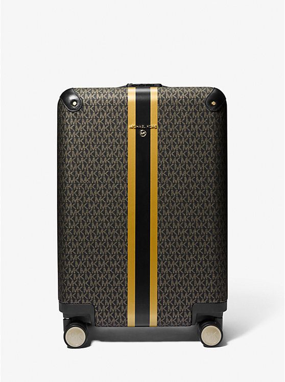 Metallic Logo Stripe Suitcase | Michael Kors US