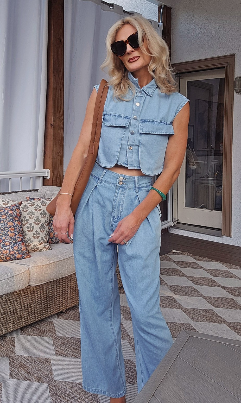 Making it easy to get dressed and feel put together. A denim co-ord thats effortless. 

#LTKootd #LTKmomlife