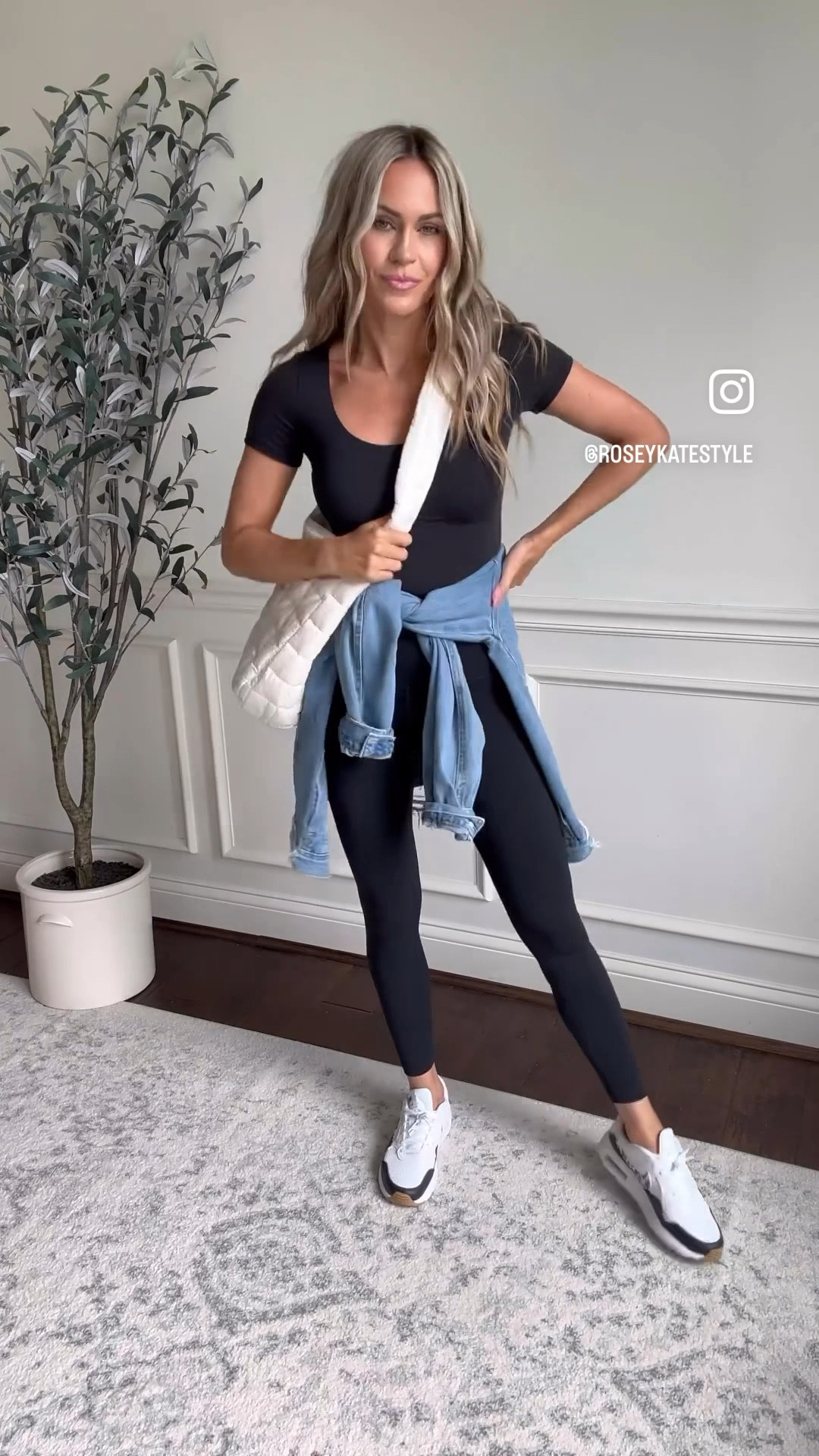 Amazon travel outfit 
High rise leggings XS
seamless scoop neck top XS 
Boyfriend denim jacket small
Leopard print sneakers 
Quilted crossbody bag

#LTKtravel #LTKunder50 #LTKFind