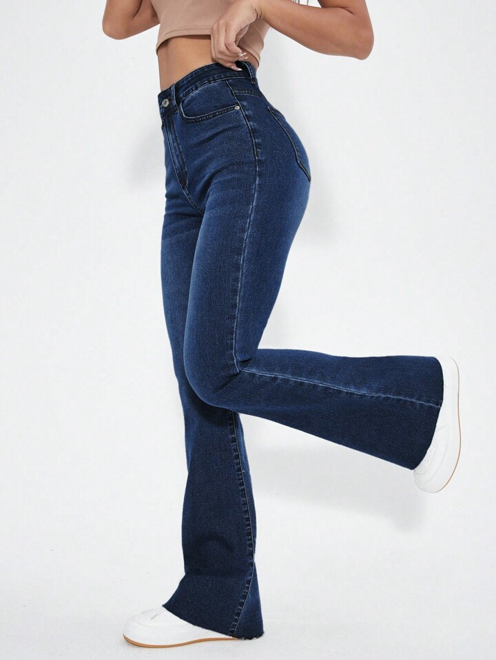 High Waist Flare Leg Jeans | SHEIN