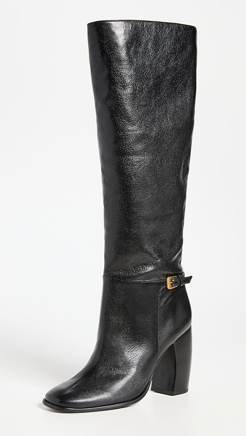 Tory Burch Banana Heel Buckle Boots | SHOPBOP | Shopbop