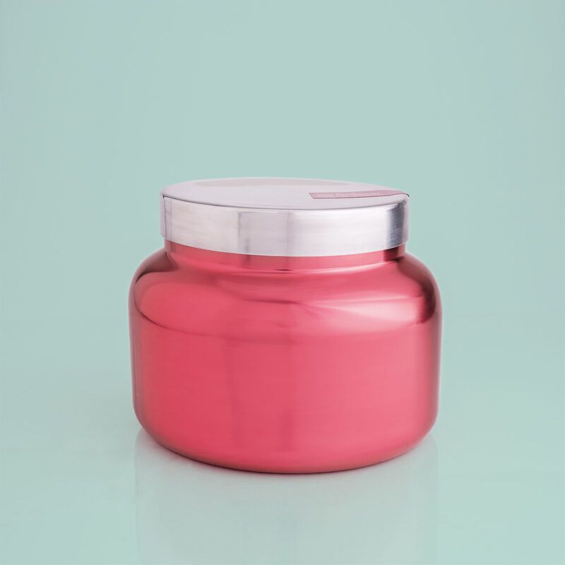 Peppermint Metallic Pink Jumbo Jar, 48 oz | Capri Blue | Capri-Blue