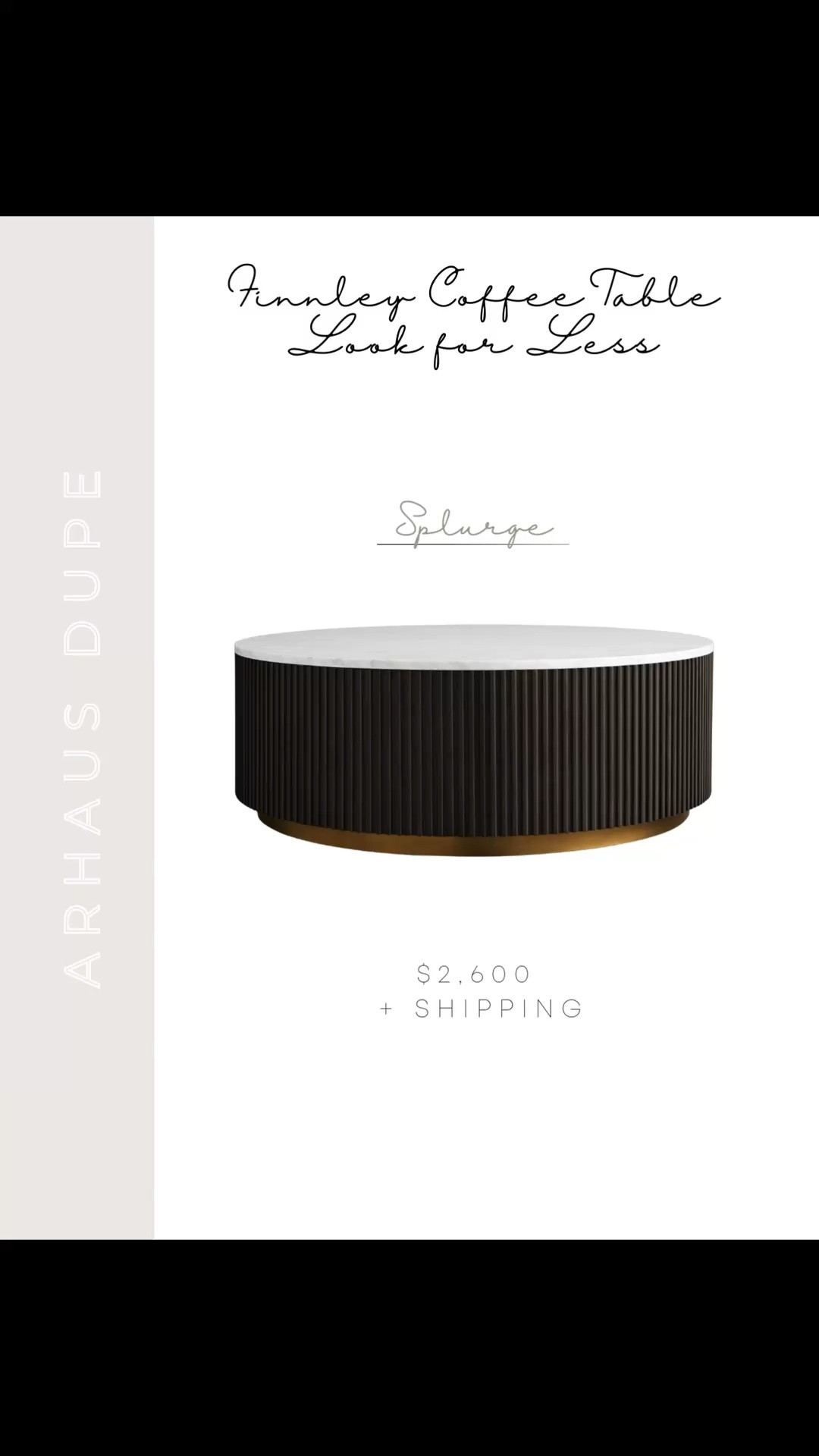 If you love the look of the Arhaus Finnley Round Coffee Table but don’t want to spend over $2k, this look-for-less option has a very similar chunky wood design.

Linking the best Finnley coffee table dupe I’ve found along with the original so you can compare.

#LTKHome #LTKSaleAlert