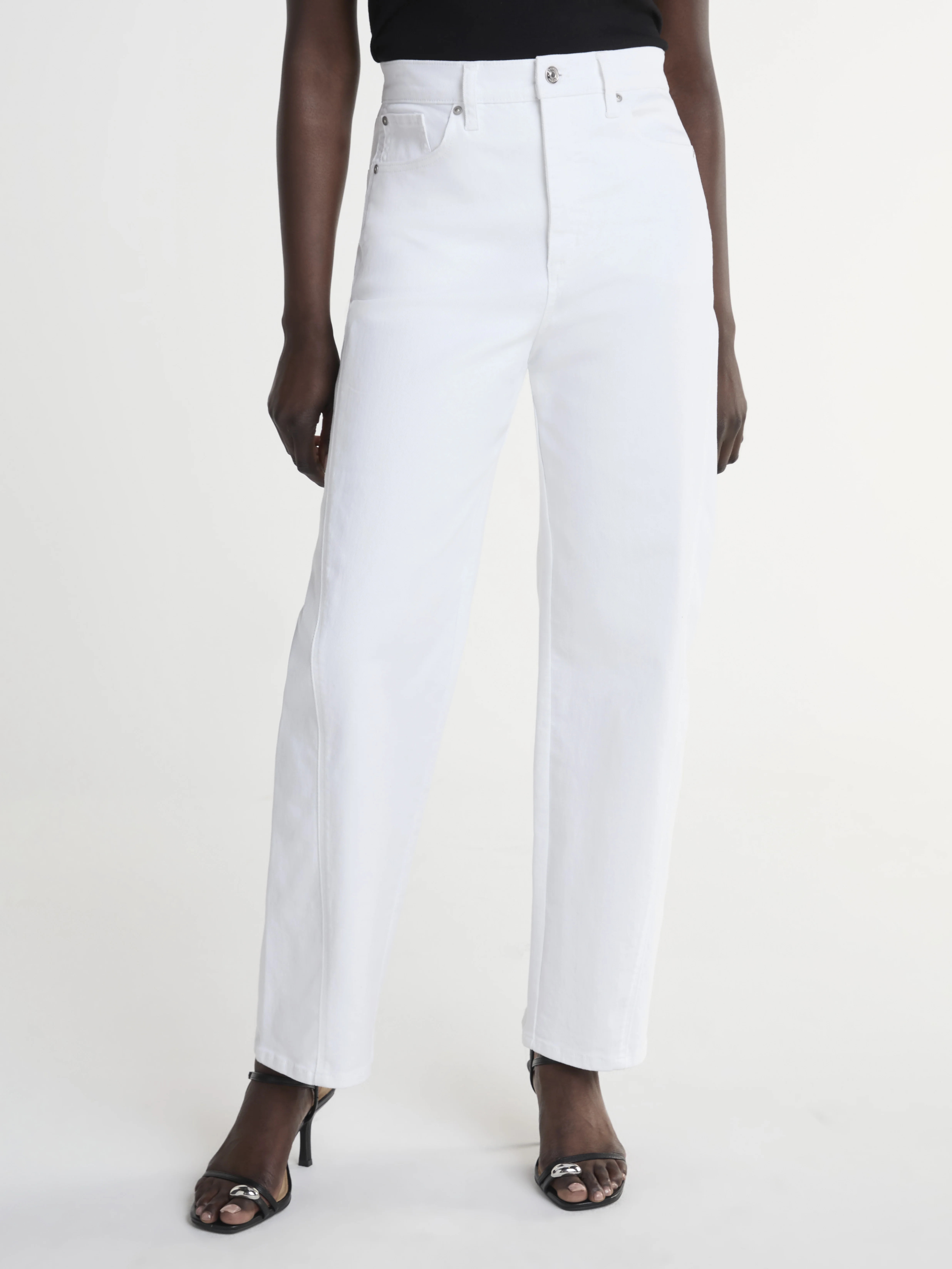 Scoop Women's Mid Rise Barrel Leg Jeans, Sizes 0-18 | Walmart (US)