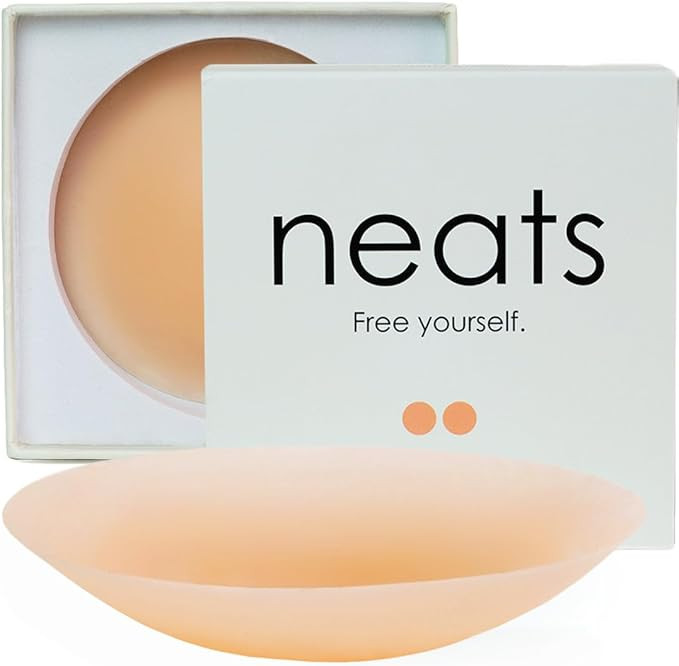 NEATS Nipple Covers for Women, Reusable & Hypoallergenic Adhesive Silicone Pasties | Amazon (US)