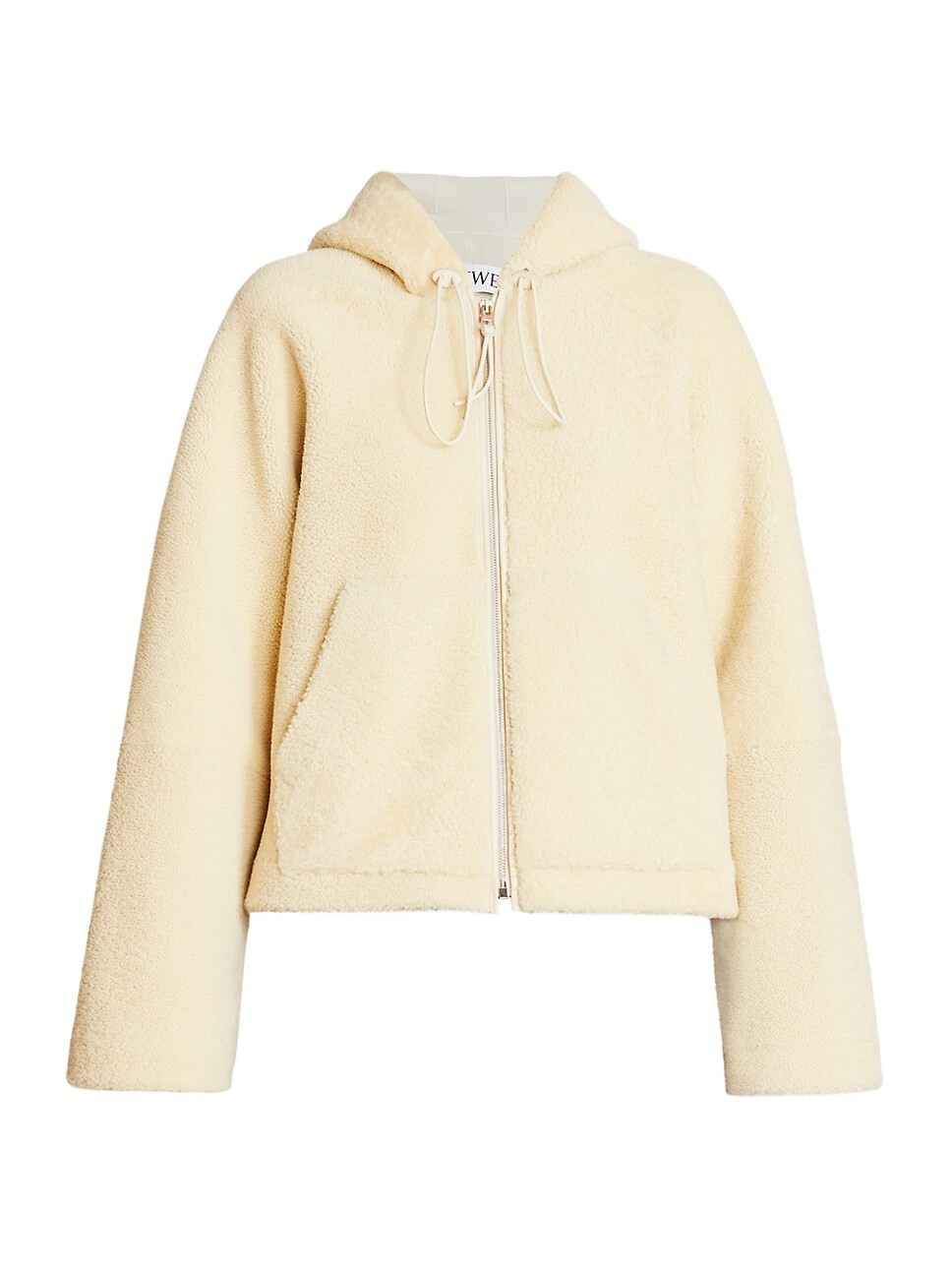 Hooded Shearling Zip-Front Jacket | Saks Fifth Avenue (UK)