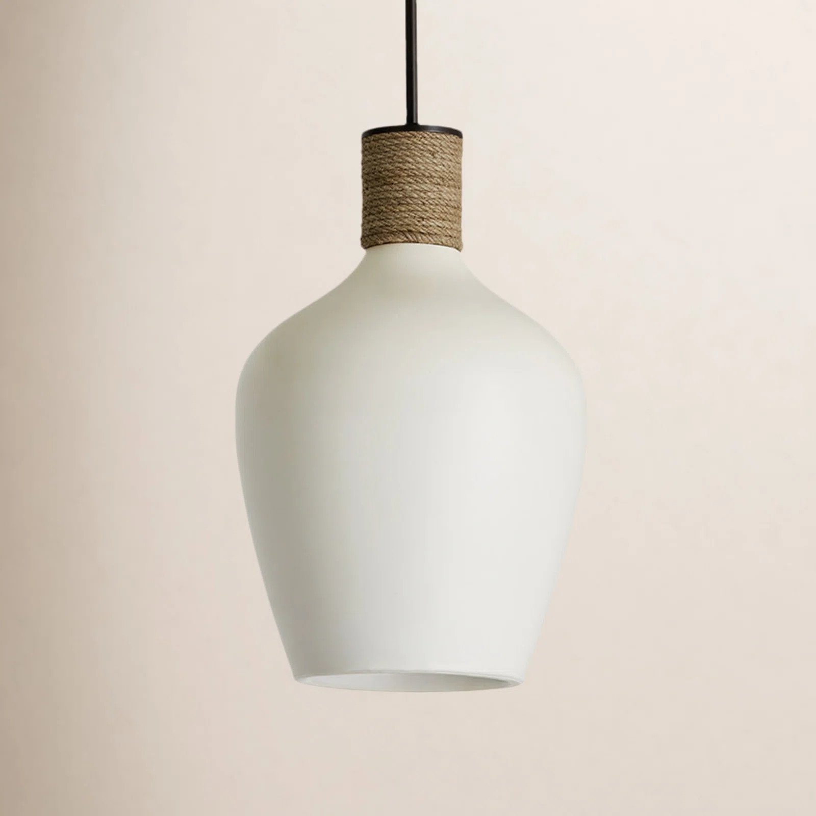 Gwenelle 1 - Light Dark Pewter/Brown Single Pendant | Wayfair North America