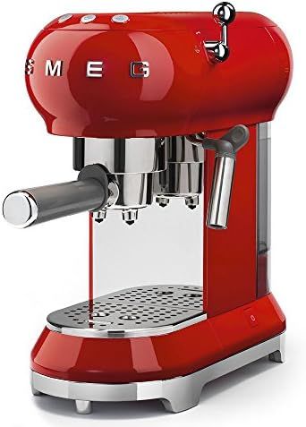 Smeg ECF01RDUS Espresso Coffee Machine, One Size, Red | Amazon (US)