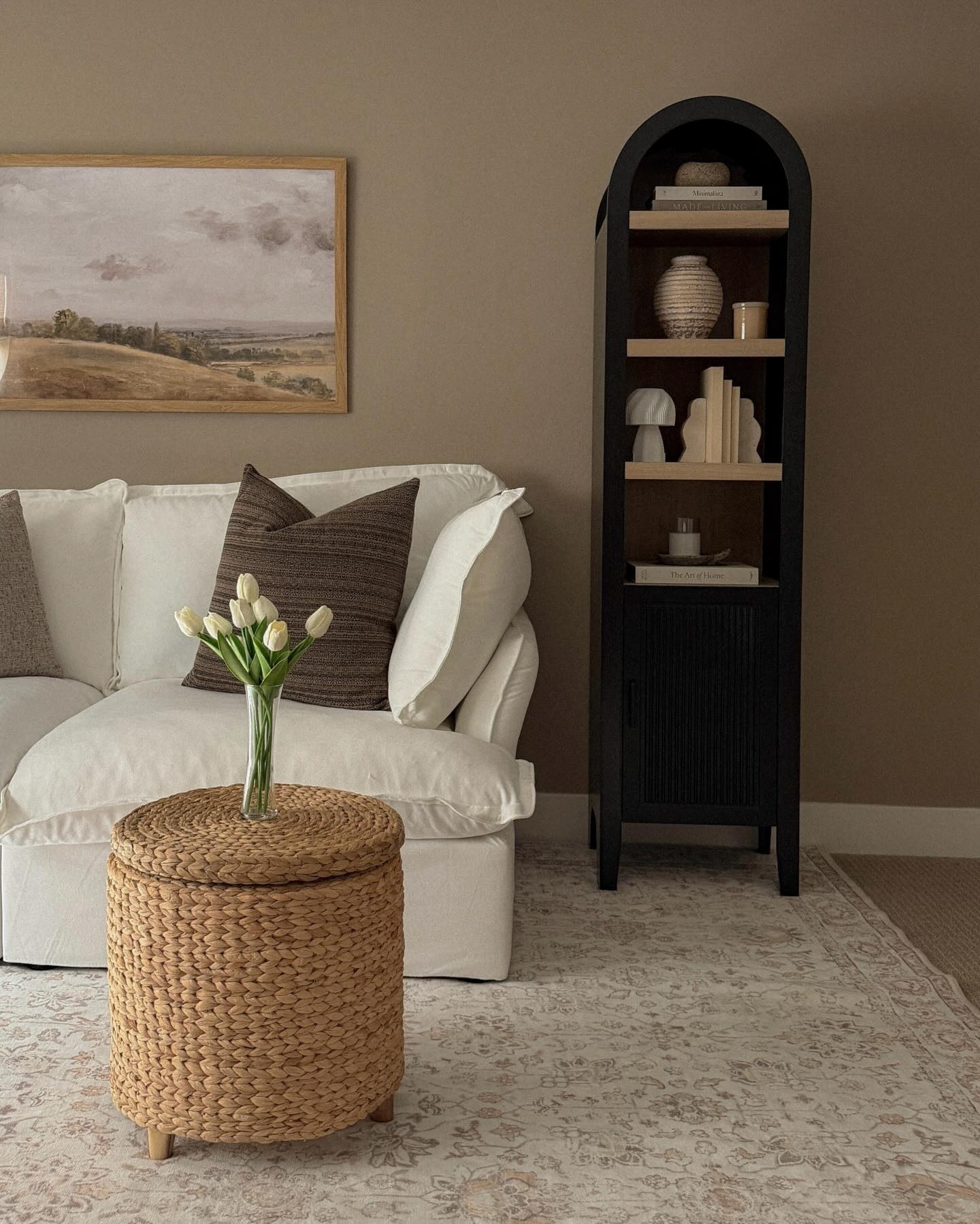A small upgrade that made a big difference ? I didn’t realize how much this corner needed something until this piece went in. Now it feels styled, functional, and so much more finished. 

✔️ Slim and space-saving 
✔️ Open + hidden storage 
✔️ Elevated, designer feel 

✨ Comment “shop” for elevating your space now

#bcpliving  #interiorstyle #smallspaceliving #neutraldecor #homeideas cozyhome