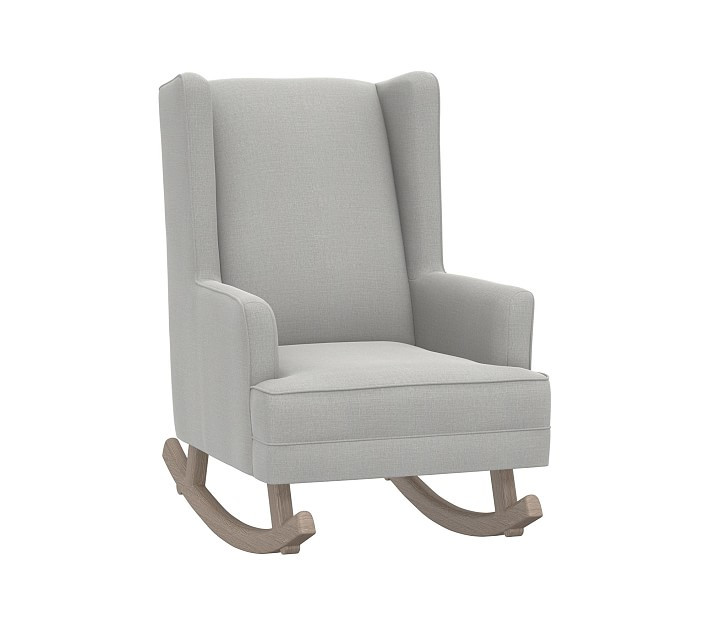 Modern Wingback Convertible Rocker Ottoman | Pottery Barn Kids
