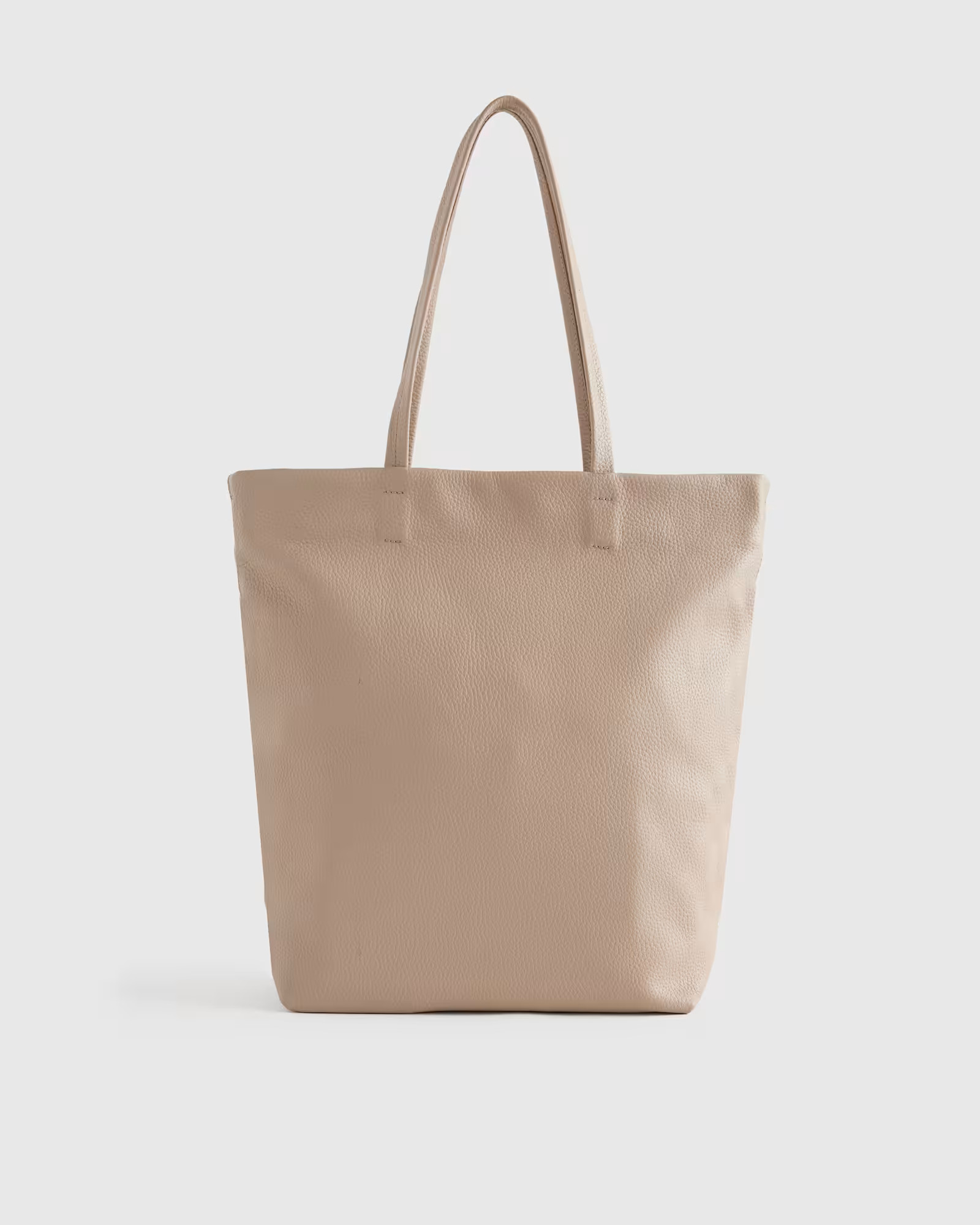 Italian Leather Tall Zip Top Tote | Quince