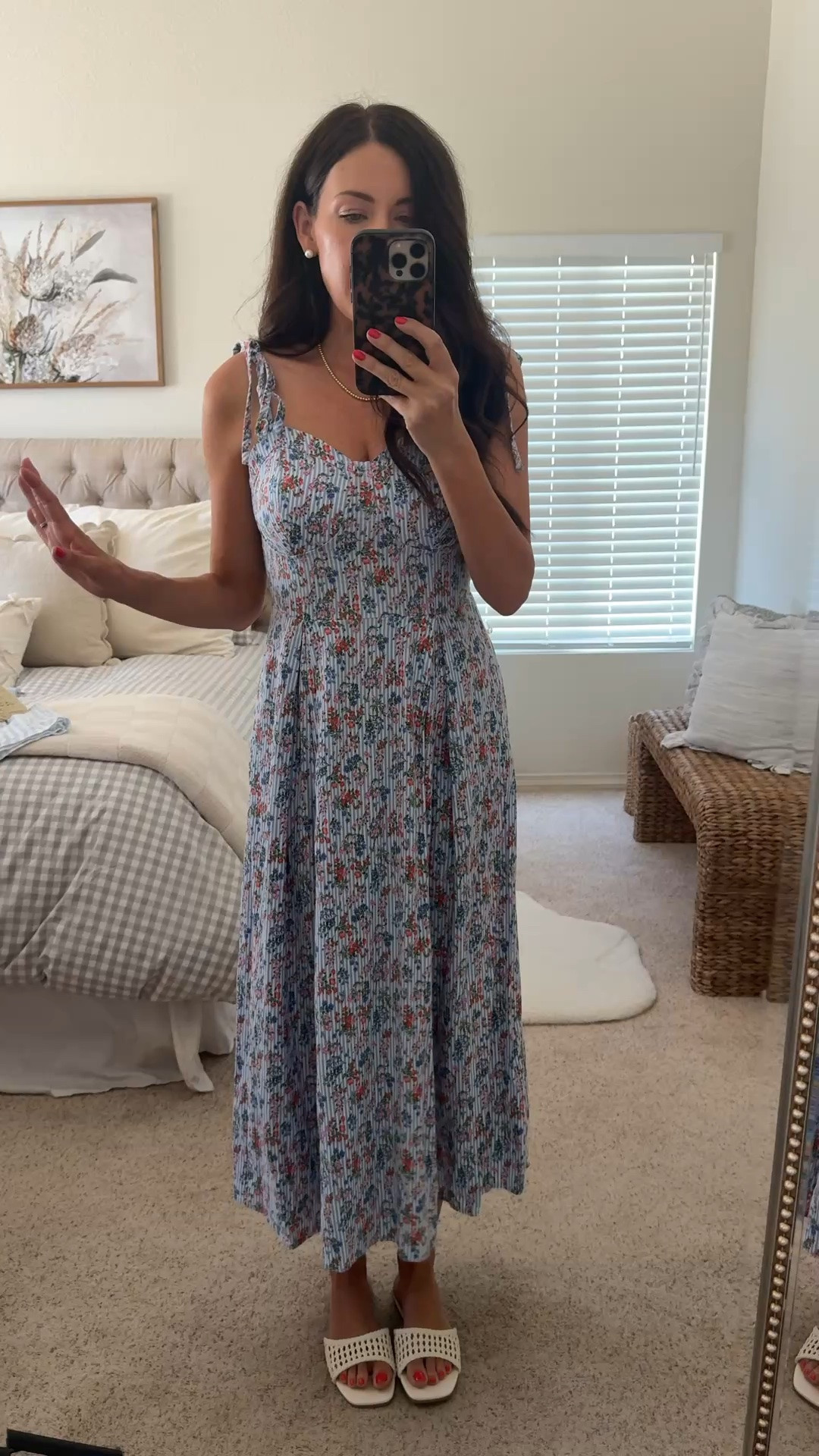The prettiest linen blend midi dress on sale with code: GET20–wearing a small.
@kohls #kohlspartner #kohls

#LTKSaleAlert #LTKSeasonal #LTKootd