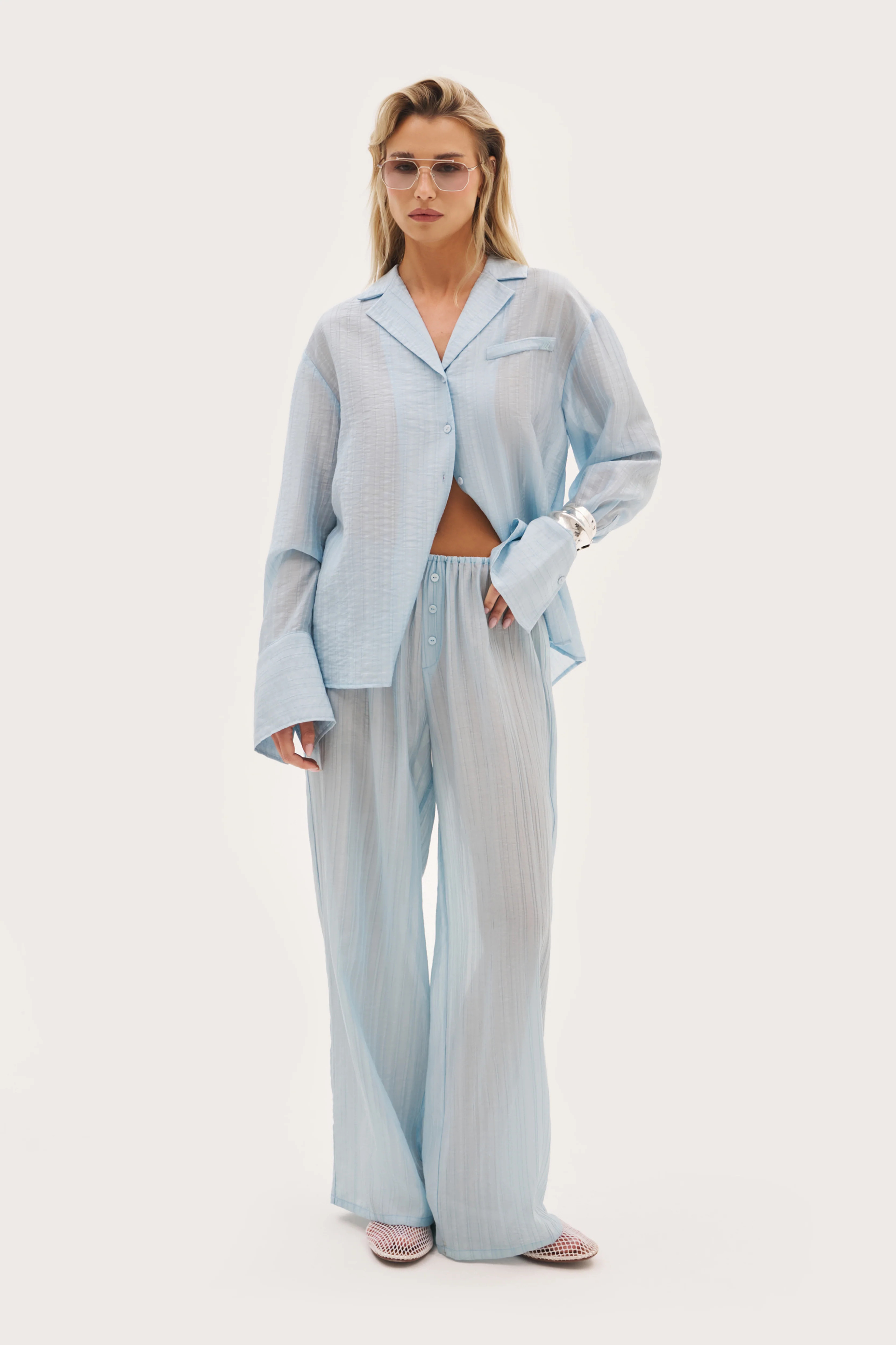 Maebe Cove Pants - Delicate Blue | Maebe UK