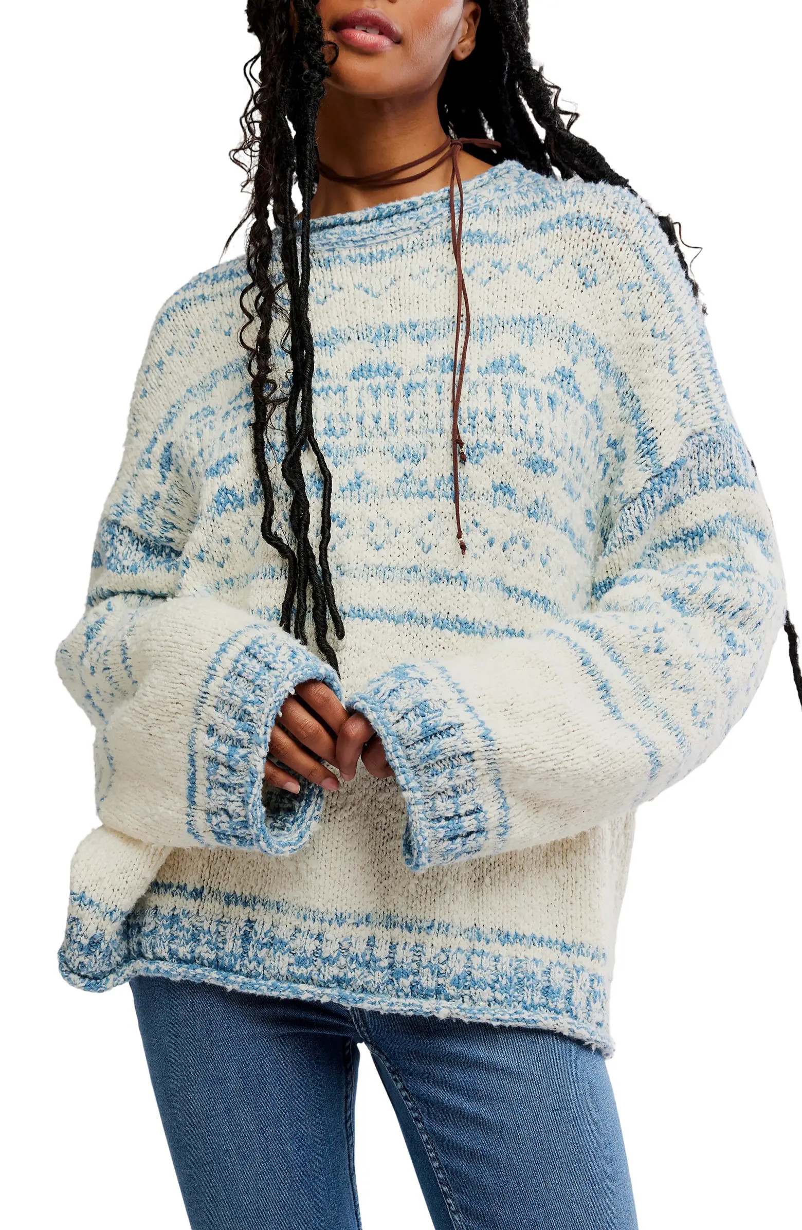 Dani Oversize Cotton Blend Sweater | Nordstrom