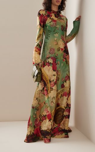 Wonderland Silk Maxi Dress | Moda Operandi (Global)