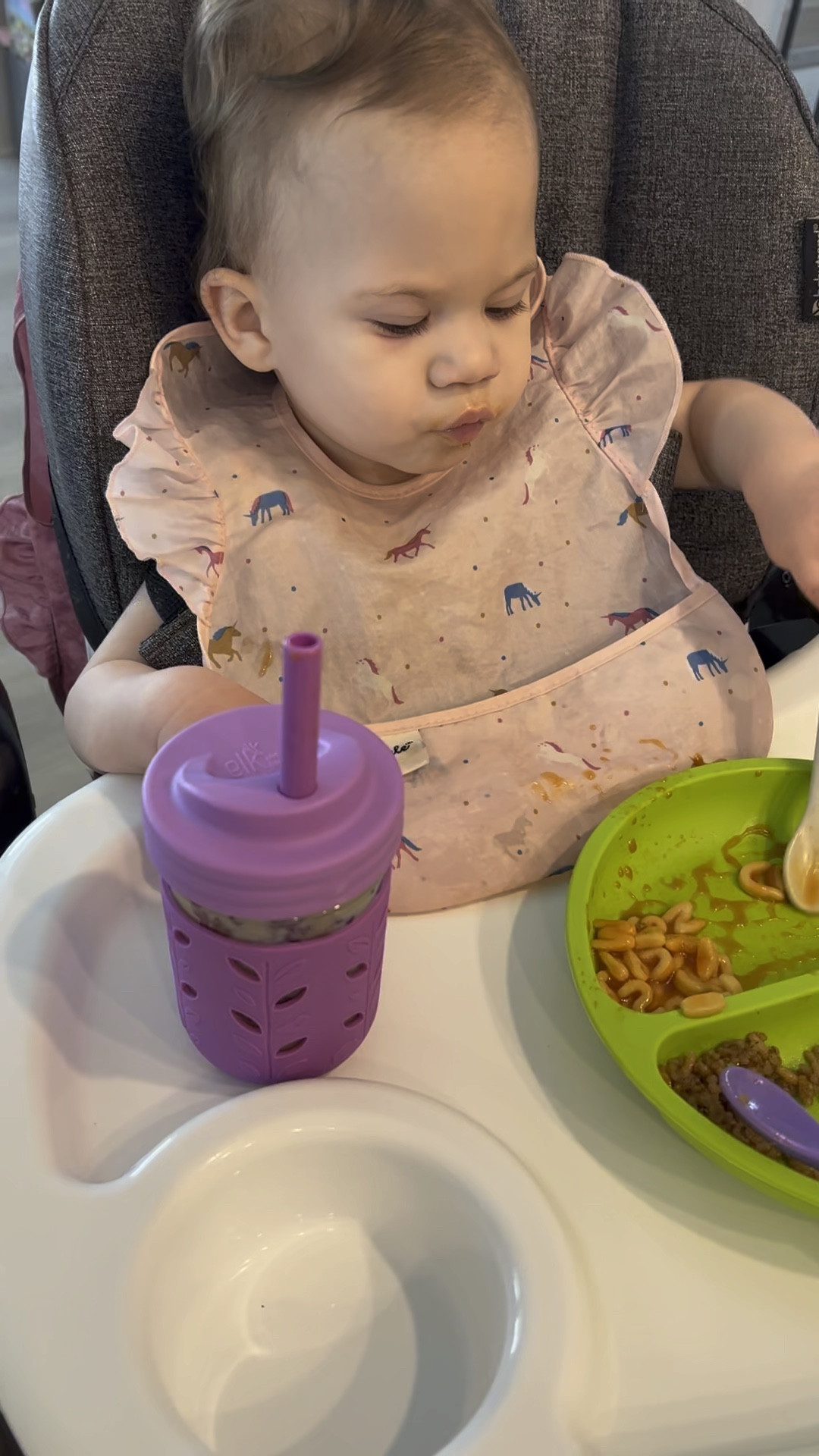 My 17 month old & her new mealtime accessories 💕

#LTKbaby #LTKkids #LTKhome