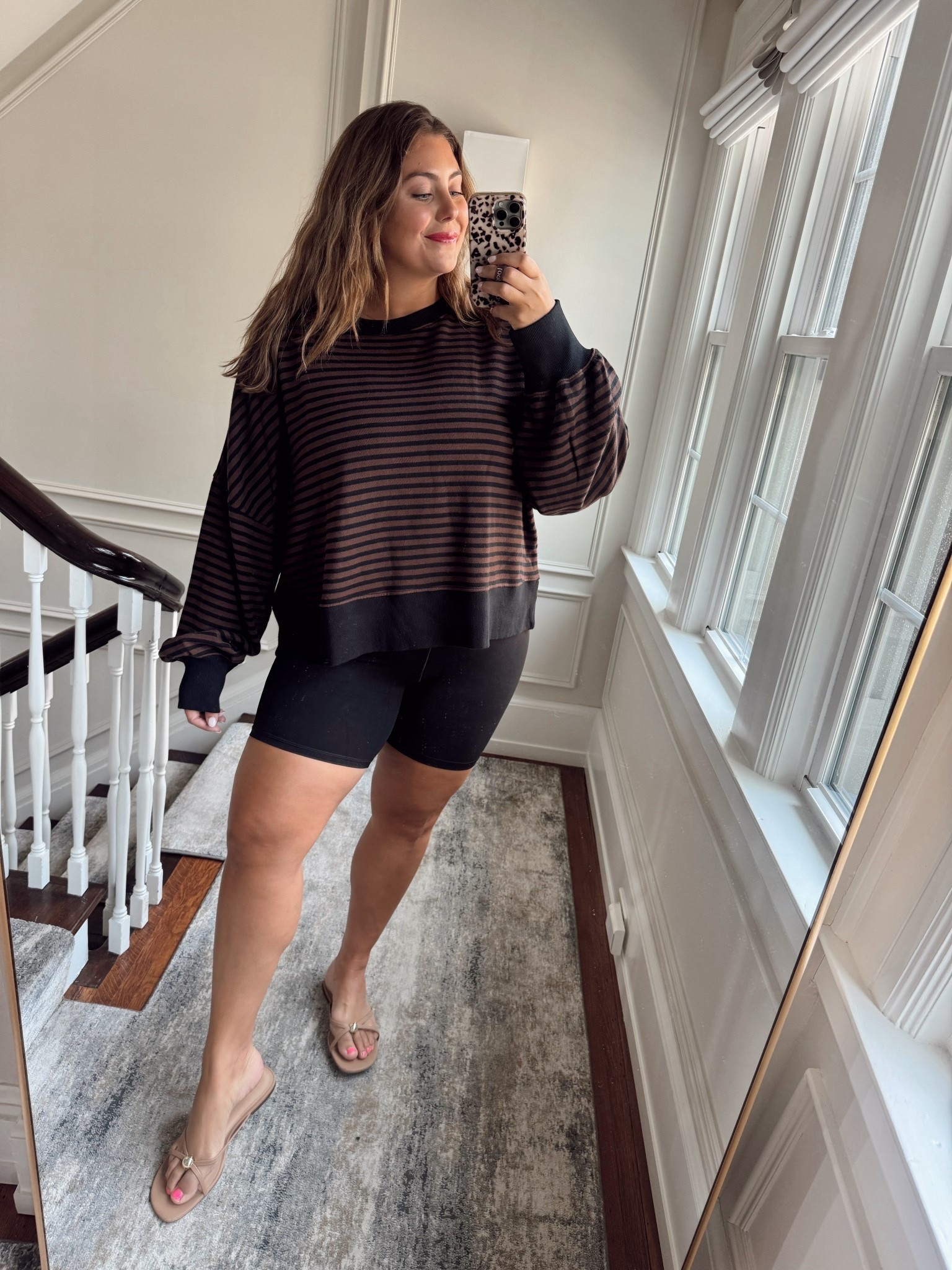 Wearing size XXL in crewneck & XL in bike shorts. 

#LTKSeasonal #LTKPlusSize #LTKStyleTip